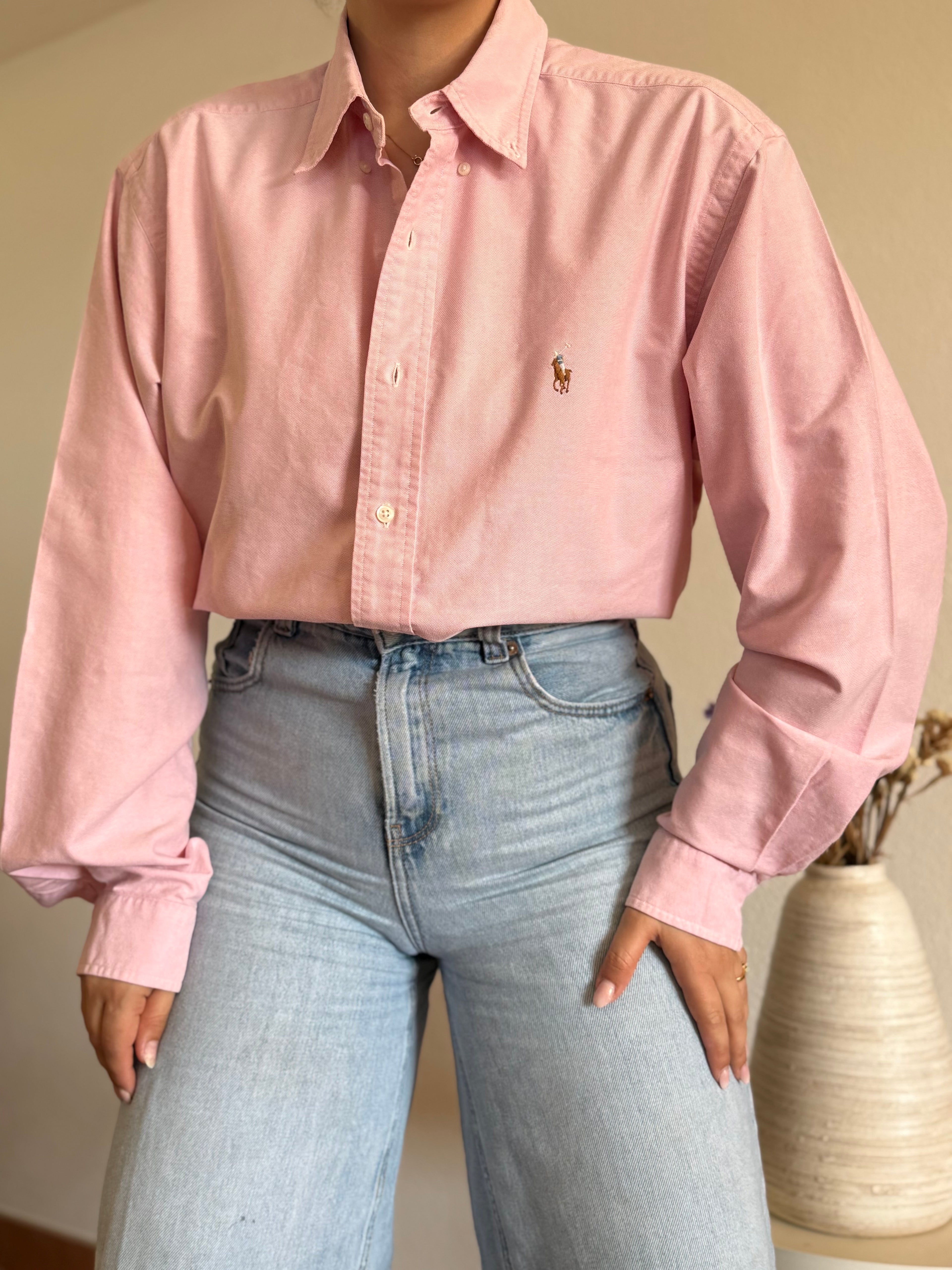 Camisa Polo Ralph Lauren Pastel Pink Oxford – Yarmouth (Vintage)