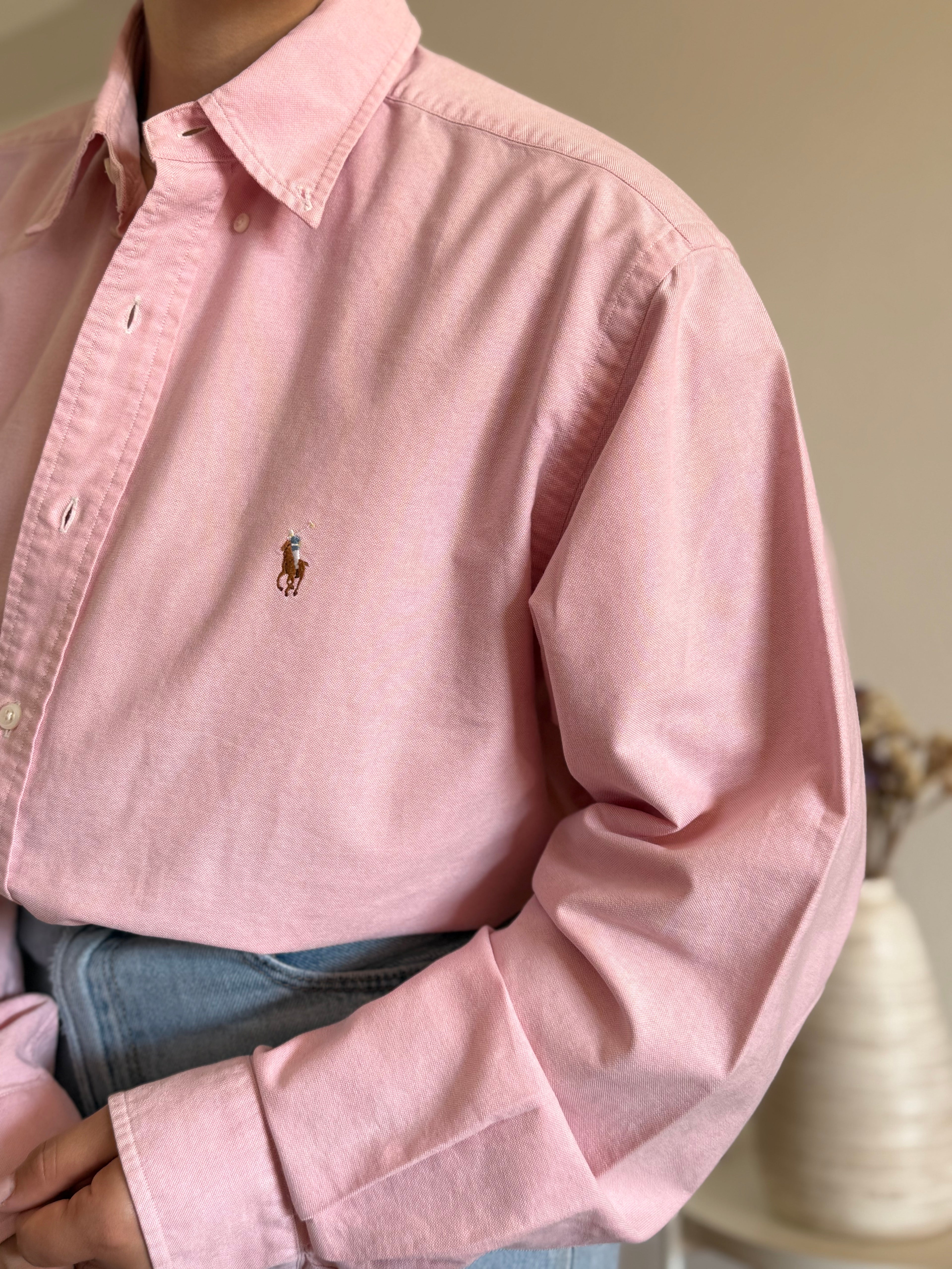Camisa Polo Ralph Lauren Pastel Pink Oxford – Yarmouth (Vintage)