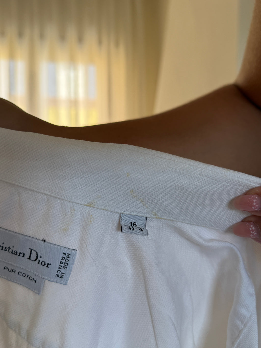 Camisa Christian Dior Pure Cotton