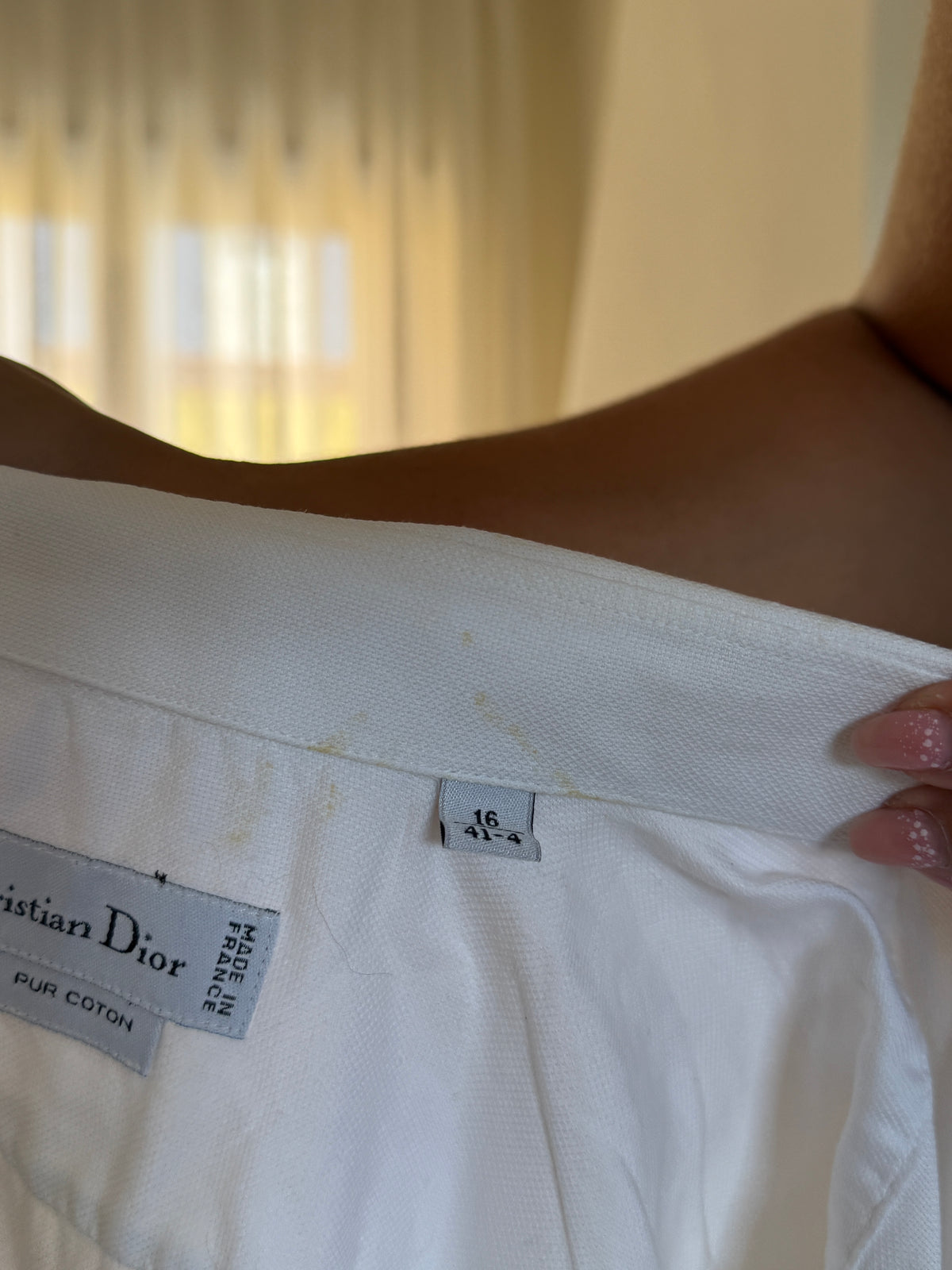 Camisa Christian Dior Pure Cotton