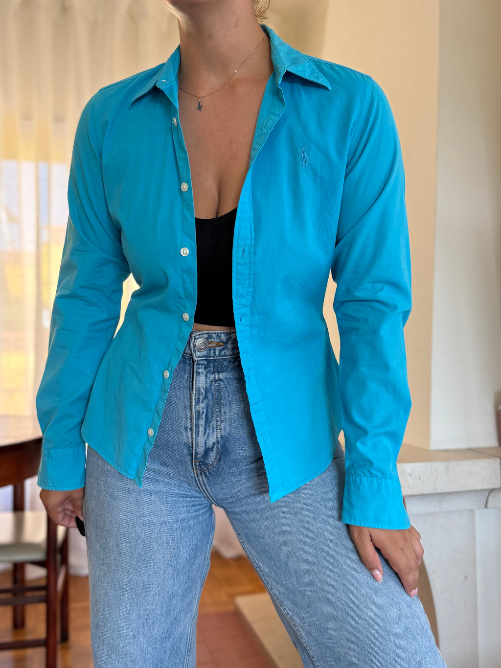 Camisa Ralph Lauren 100% Algodão - Tamanho XS/S