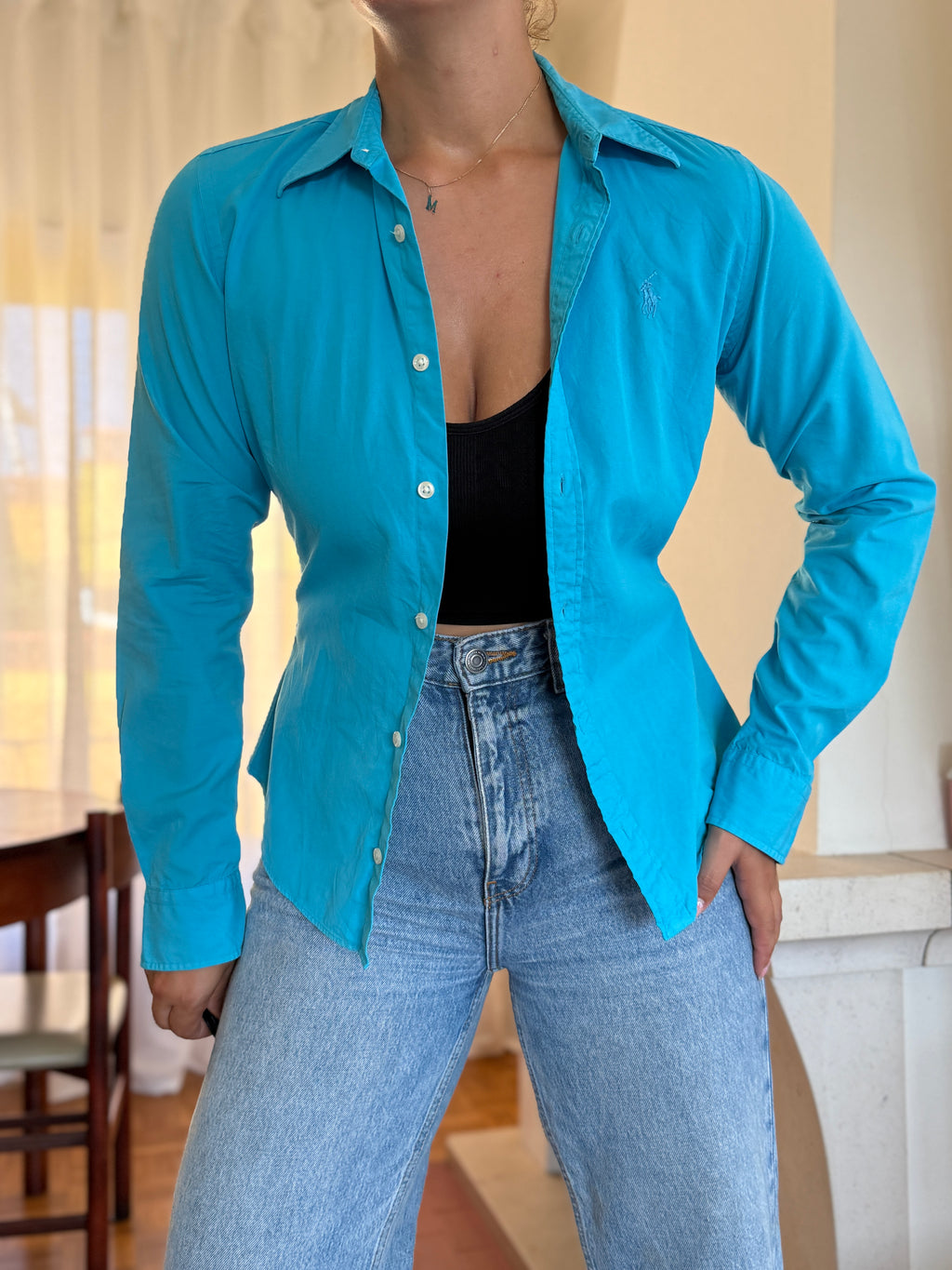 Camisa Ralph Lauren 100% Algodão - Tamanho XS/S