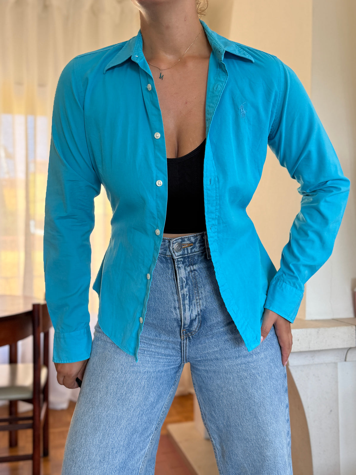 Camisa Ralph Lauren 100% Algodão - Tamanho XS/S