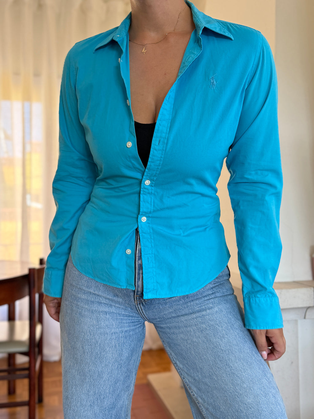 Camisa Ralph Lauren 100% Algodão - Tamanho XS/S
