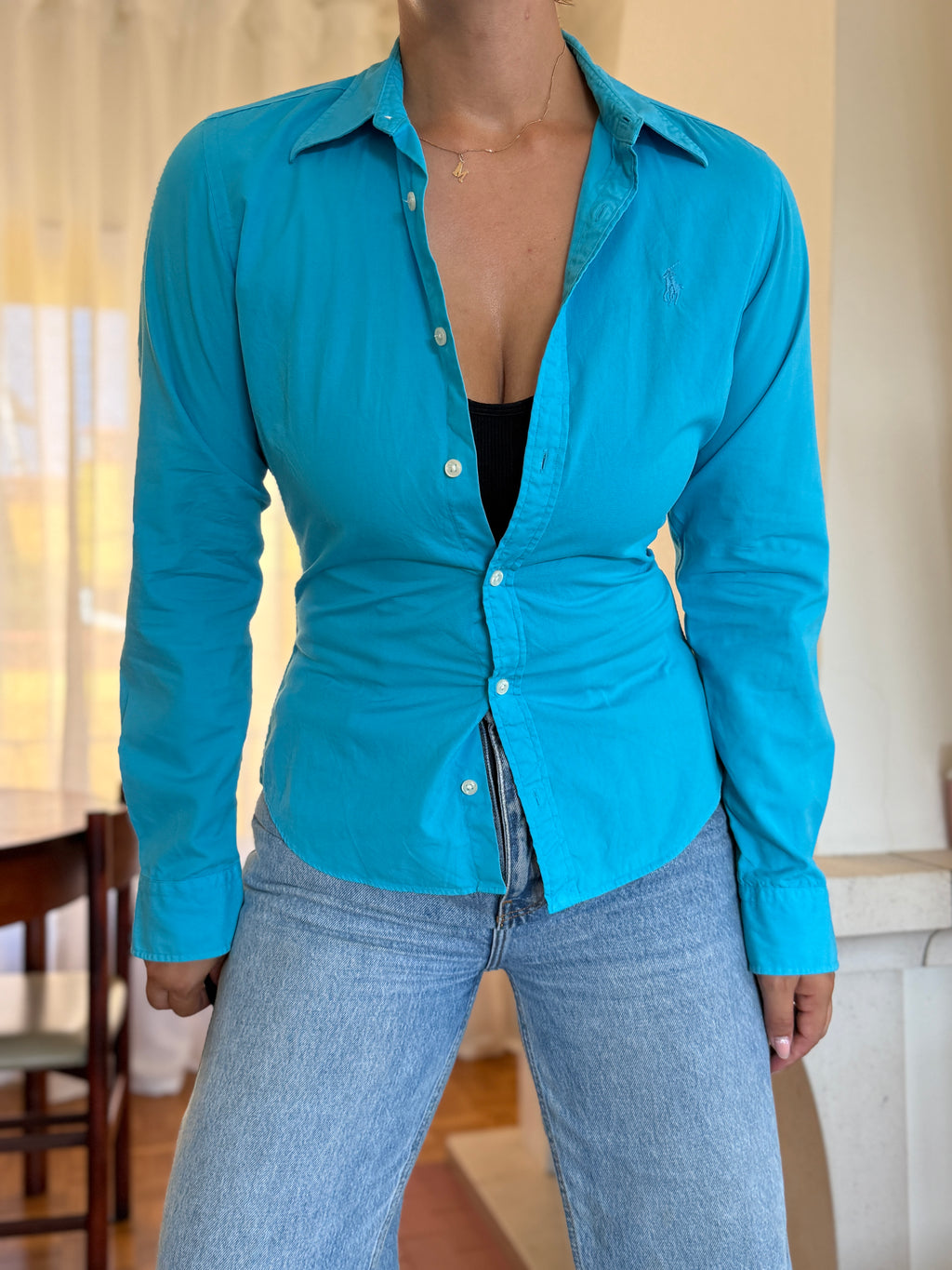 Camisa Ralph Lauren 100% Algodão - Tamanho XS/S
