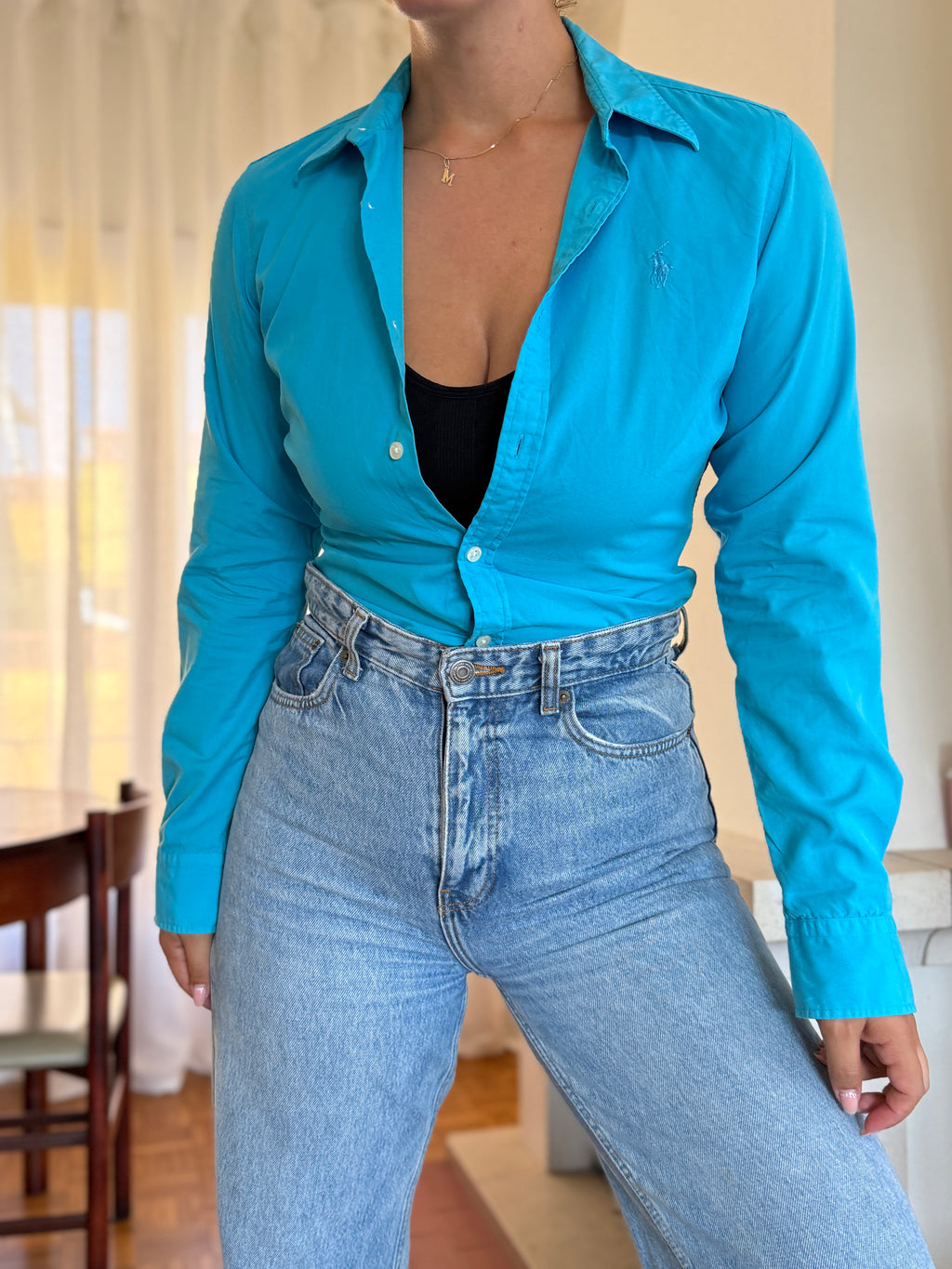 Camisa Ralph Lauren 100% Algodão - Tamanho XS/S
