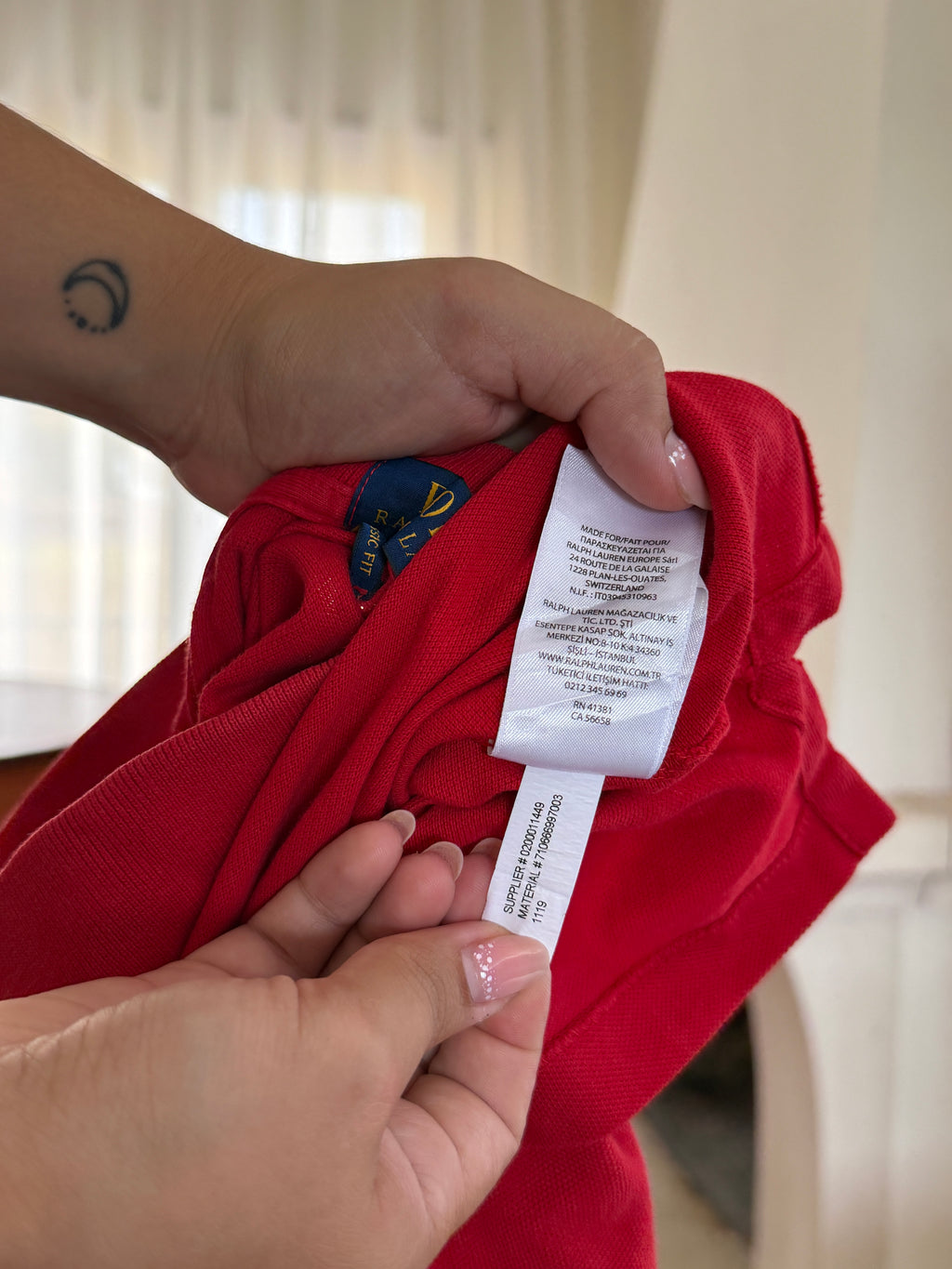 T-shirt Polo Ralph Lauren 100% Algodão - Tamanho M