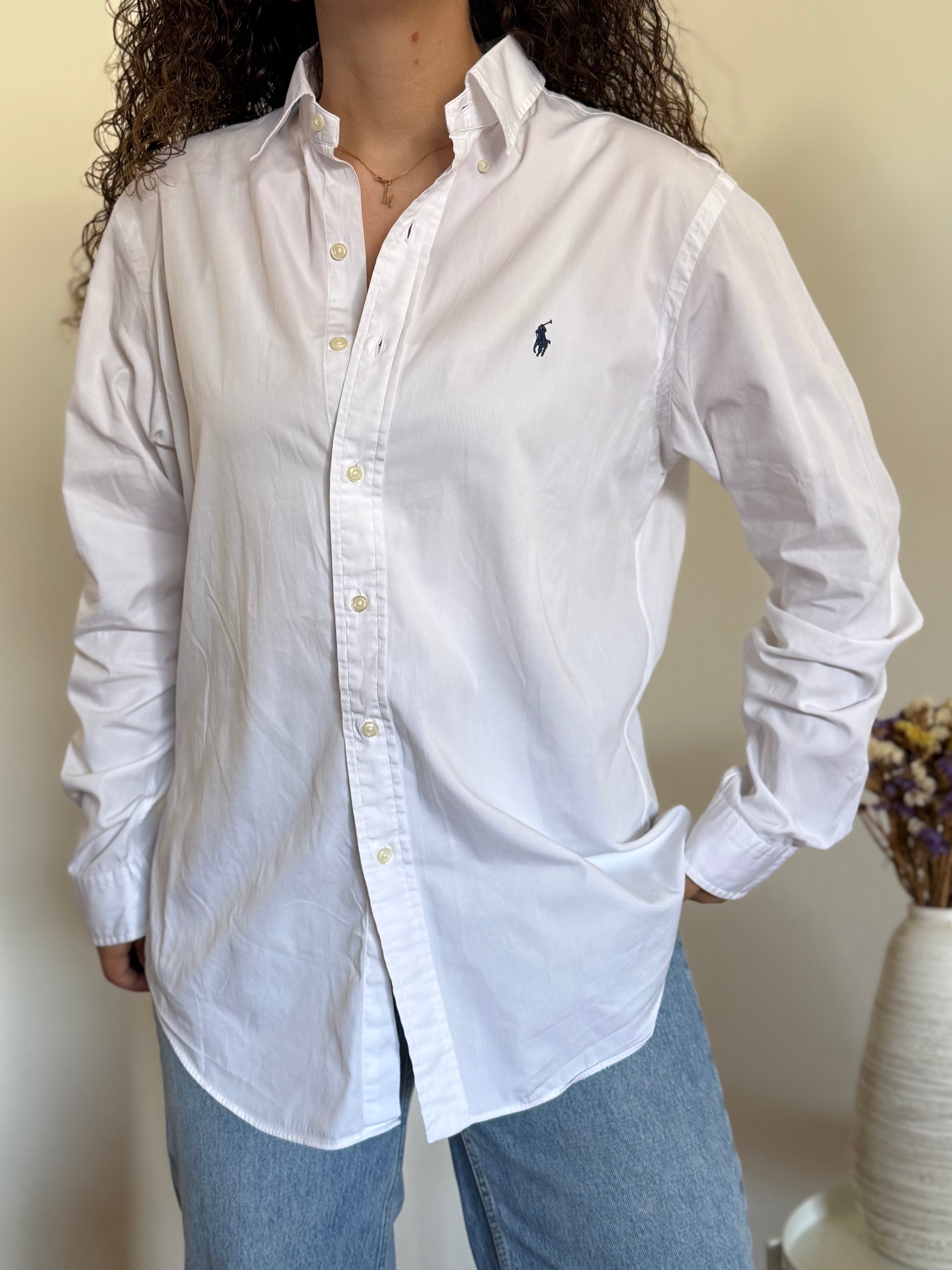 Camisa Polo Ralph Lauren Oxford White – Tam. L