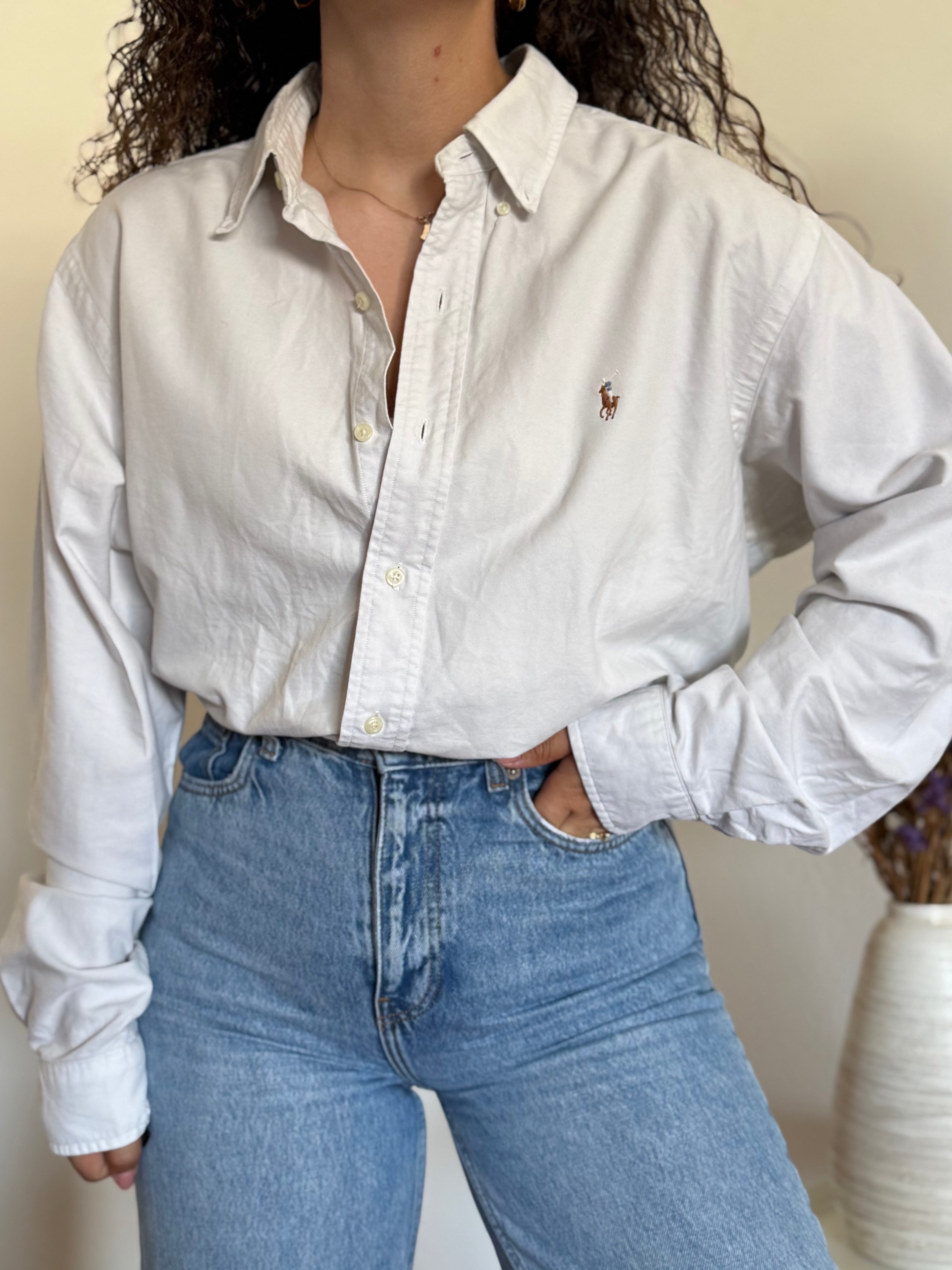 Camisa Ralph Lauren Oxford White – Tam. XL