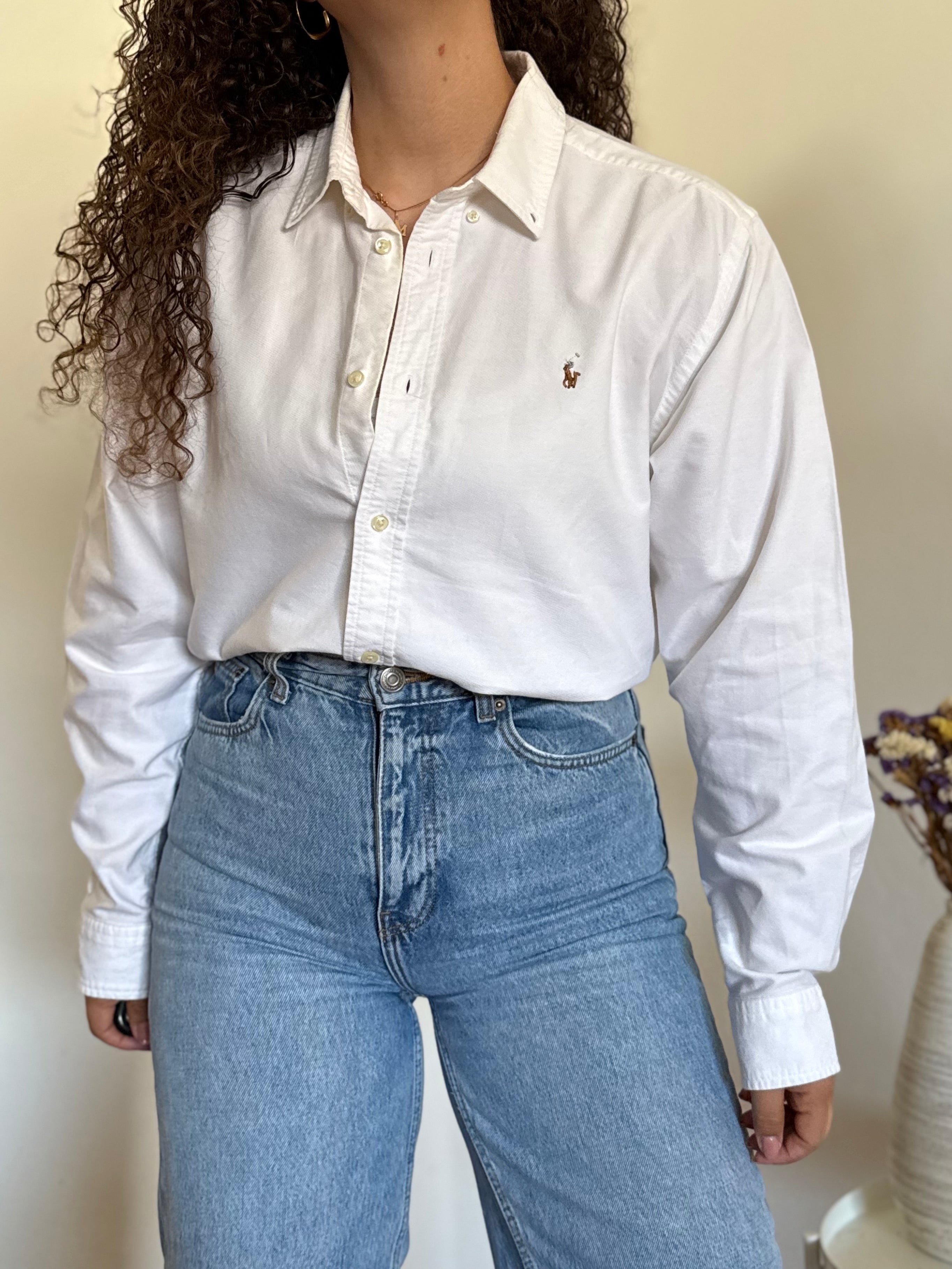 Camisa Ralph Lauren Youth – Branca Statement Piece