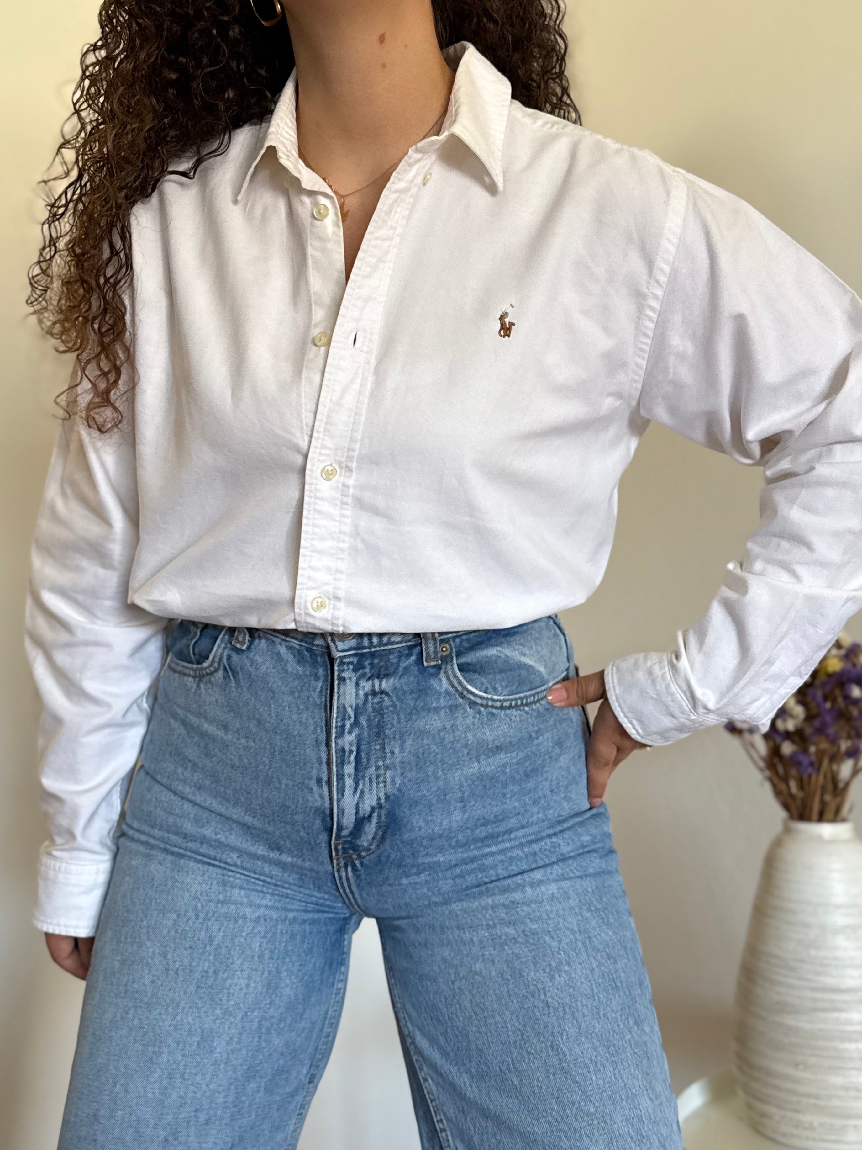 Camisa Ralph Lauren Youth – Branca Statement Piece