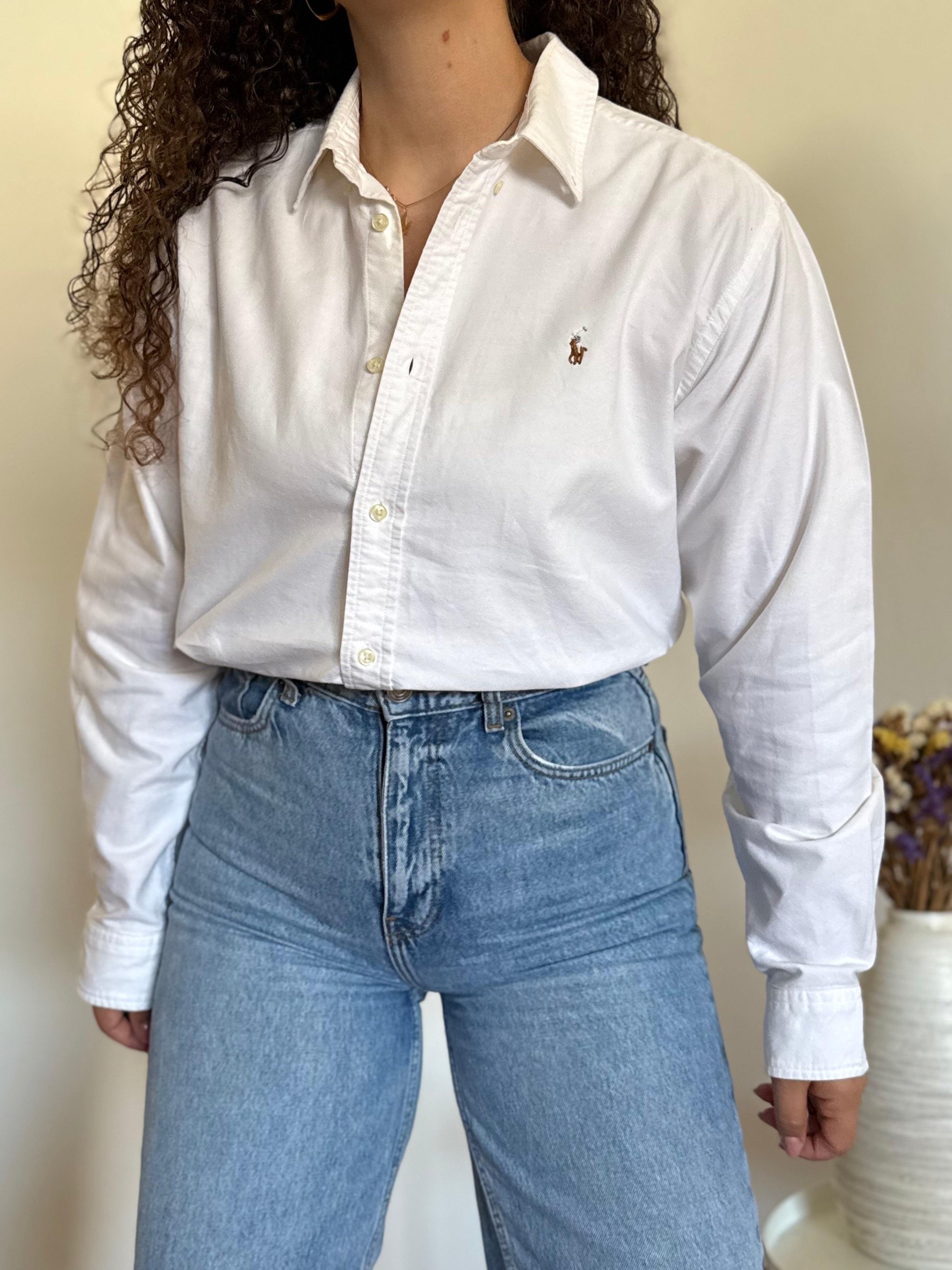 Camisa Ralph Lauren Youth – Branca Statement Piece