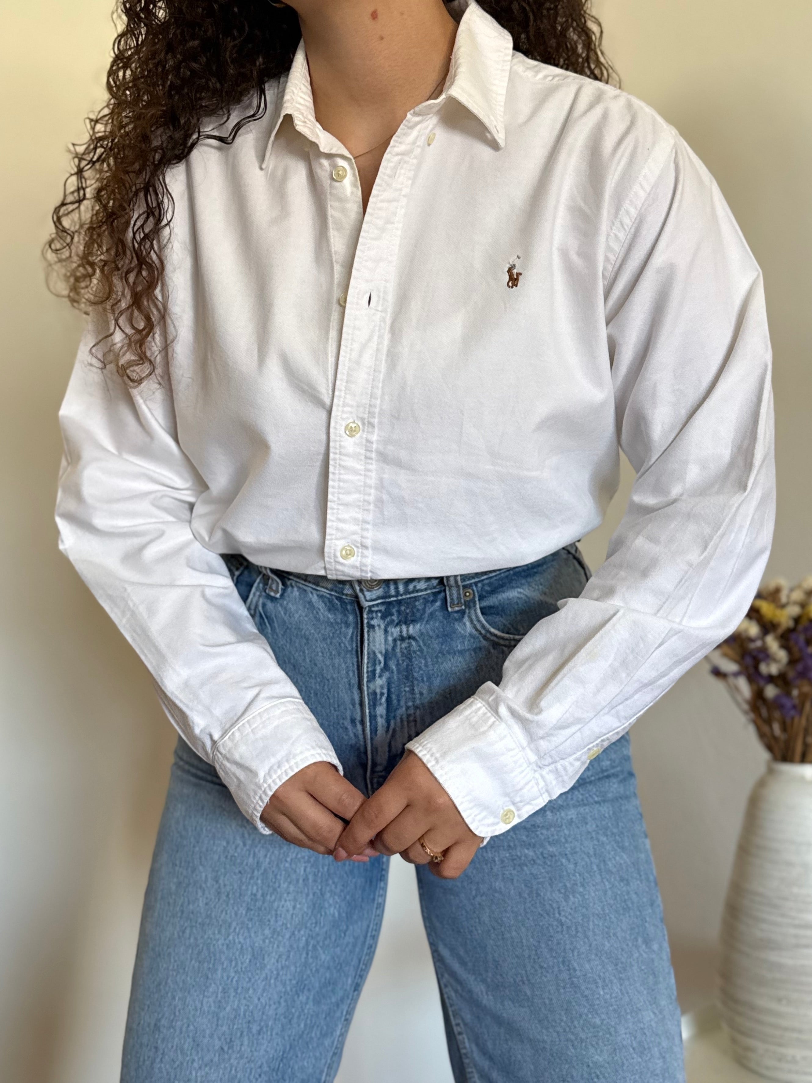 Camisa Ralph Lauren Youth – Branca Statement Piece