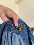 Camisa Ralph Lauren Custom Fit em Ganga – Azul (S)
