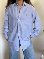 Camisa Ralph Lauren "Blake" em Algodão – Azul (L)