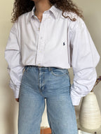 Camisa Polo Ralph Lauren Classic Fit "Big" – Branca (Tam. 3XB)