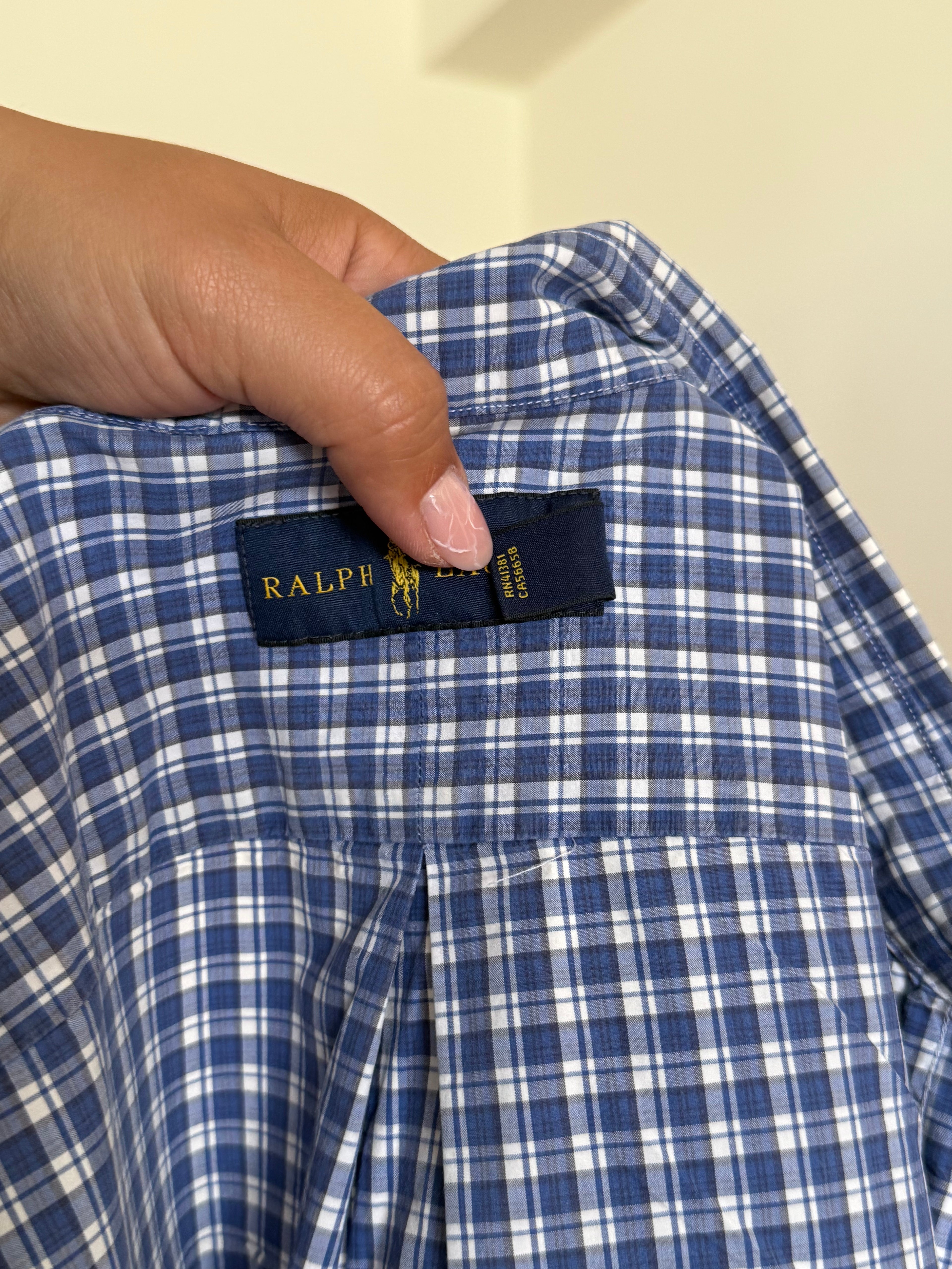 Camisa Ralph Lauren em Algodão – Azul (M)