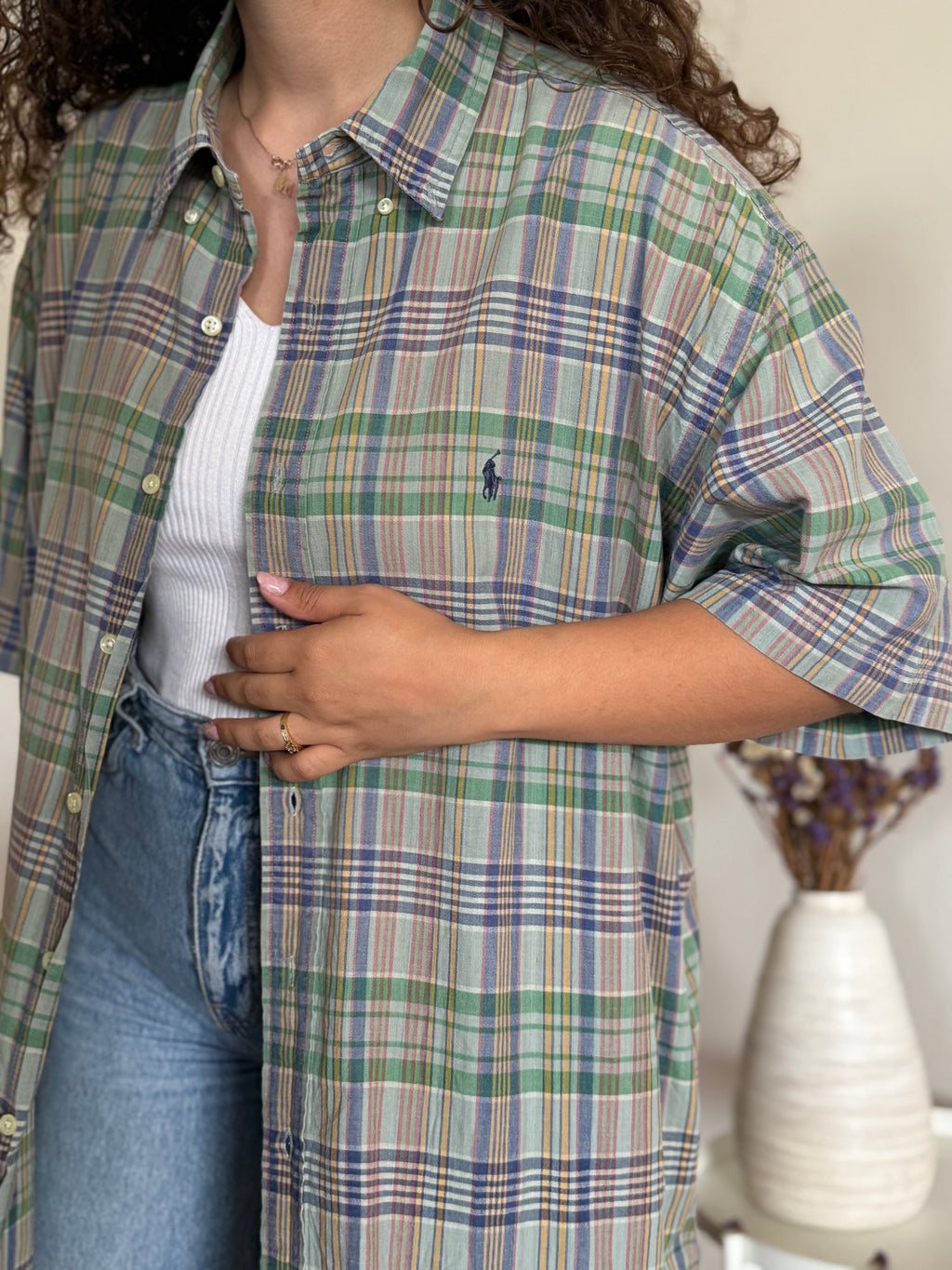 Camisa Polo Ralph Lauren Modelo "Blake" em Algodão – Verde