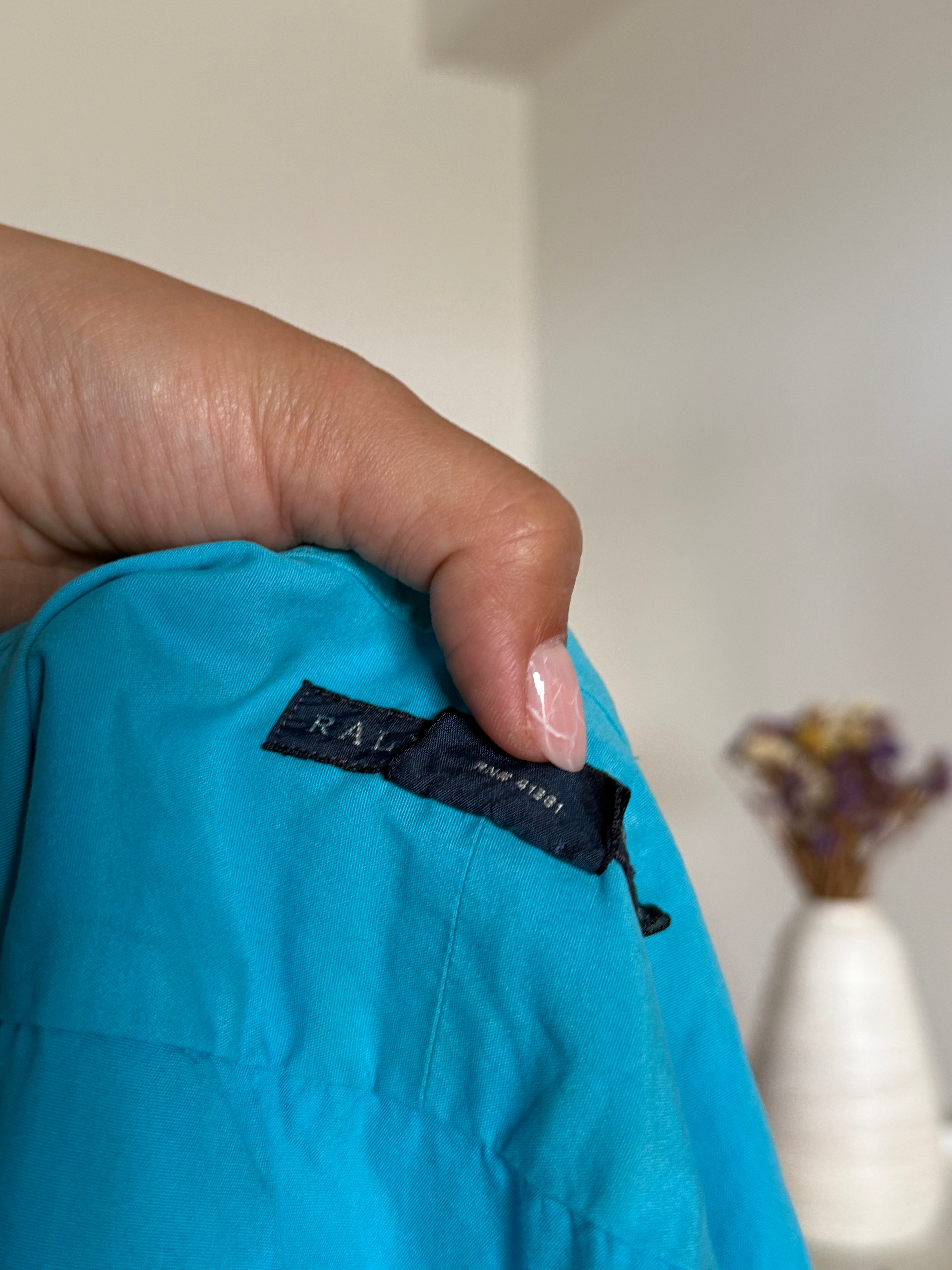 Camisa Ralph Lauren em Algodão – Azul (Tam. 6 / S)