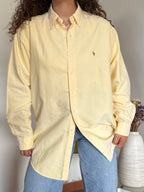 Camisa Ralph Lauren "Yarmouth" em Algodão – Amarela (Tam. 16 / L)