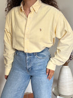 Camisa Ralph Lauren "Yarmouth" em Algodão – Amarela (Tam. 16 / L)
